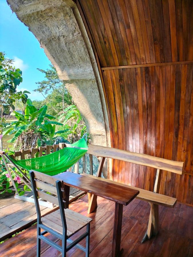 Rice Straw Green Lodge- Resort Quan Tom Exteriör bild